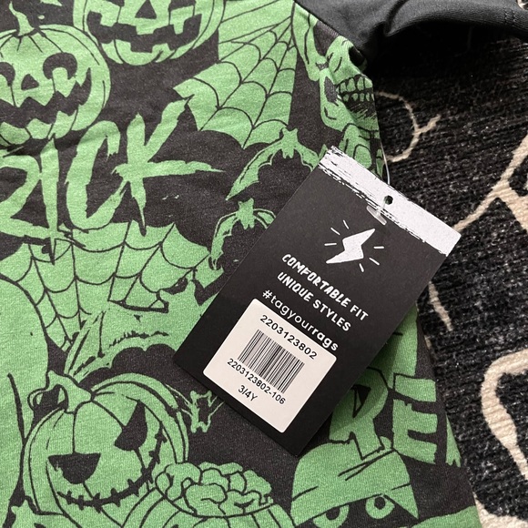 TRICK OR TREAT Rags kids tee - Picture 3 of 6